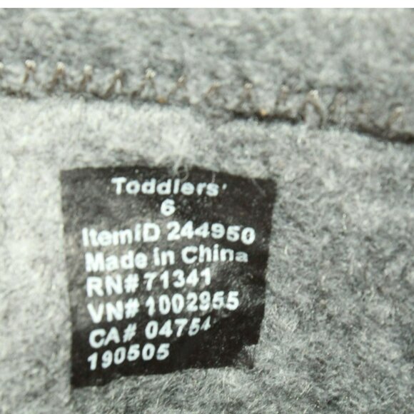 LL Bean Gray Wool Warm Replacement Boot Liner Inserts Size 6 - Picture 8 of 9